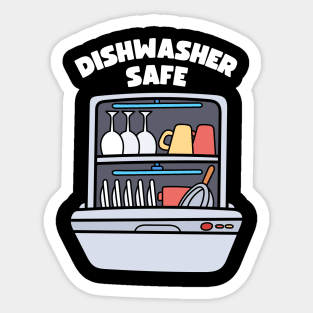 Dishwasher Safe, Safe to Wash Sticker